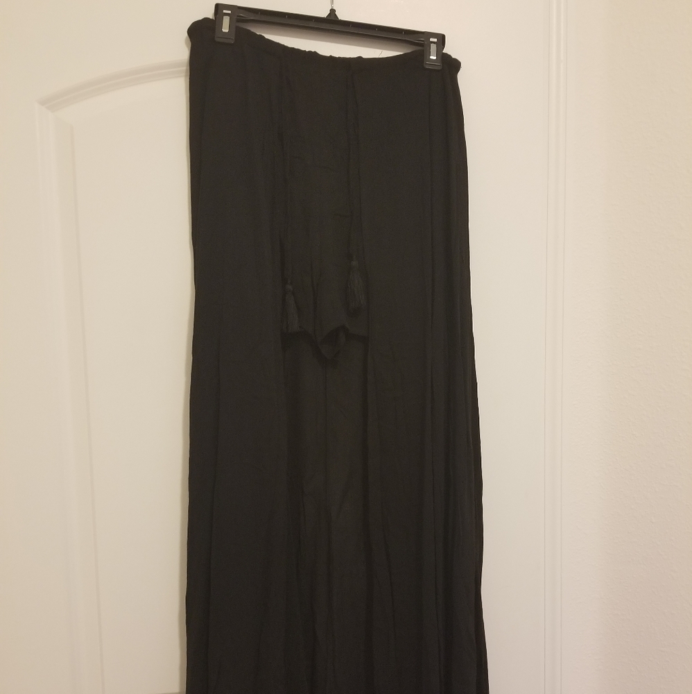Boho chic overlay shorts